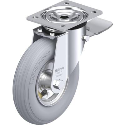 Blickle L-P 200R-ST-SG Zwenkwiel met rem Wieldiameter: 200 mm Draagvermogen (max.): 75 kg 1 stuk(s)