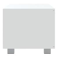 Tv-meubel 140x40,5x35 cm bewerkt hout wit - thumbnail