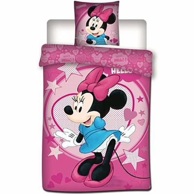 Disney Minnie Mouse Dekbedovertrek Stars - 140 x 200 cm - Polyester