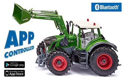 Siku Control op afstand bestuurbare Fendt 933 Vario tractor met voorlader en Bluetooth App besturing