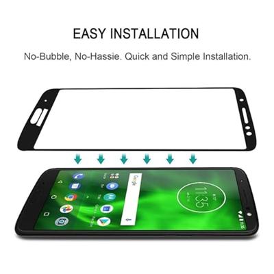 Volledige lijm volledige cover Screen Protector gehard glas film voor Motorola Moto G7 Play