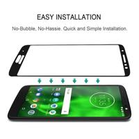 Volledige lijm volledige cover Screen Protector gehard glas film voor Motorola Moto G7 Play - thumbnail