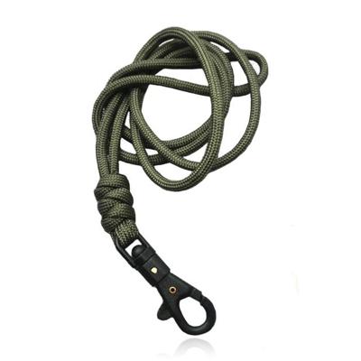 Paracord 50cm met Handige Haak - Army Green Black