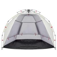 Strandtent 2-persoons waterdicht snelontgrendeling grijs - thumbnail