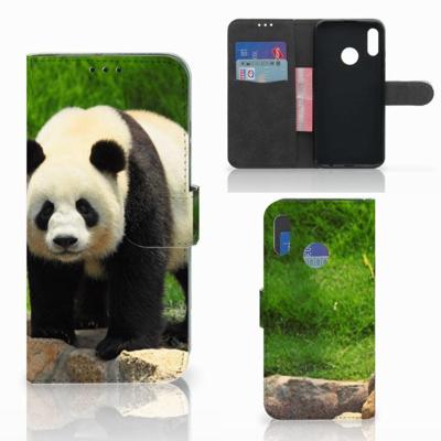 Honor 10 Lite | Telefoonhoesje | Met pasjeshouder | Panda