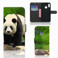 Honor 10 Lite | Telefoonhoesje | Met pasjeshouder | Panda - thumbnail
