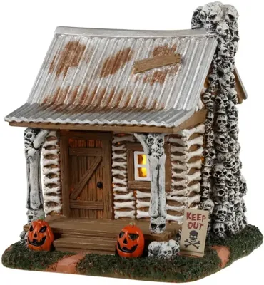 Lemax skeleton cottage verlicht tafereel Spooky Town 2023