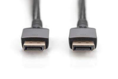 Digitus DB-340201-030-S DisplayPort-kabel DisplayPort Aansluitkabel DisplayPort-stekker 3 m Zwart Afgeschermd (drievoudig), Flexibel, Halogeenvrij, Rond Digitus DB-340201-030-S DisplayPort-kabel DisplayPort Aansluitkabel DisplayPort-stekker 3 m Zwart Afgeschermd (drievoudig), Flexibel, Halogeenvrij, Rond