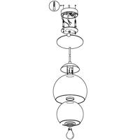 Eglo HanglampRocamar pendel koperbruin - 94589 - thumbnail