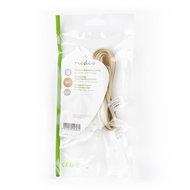 Telecomverlengkabel | RJ11 male - 2x RJ11 female | 2,0 m | Ivoor - thumbnail