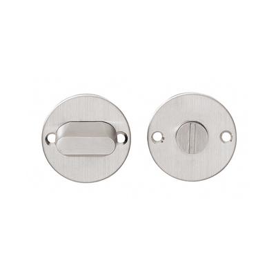 Intersteel Rozet met toilet-/badkamersluiting zonder venster plat 50x2mm - RVS