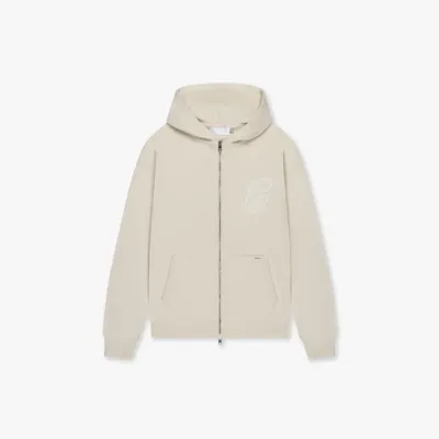 Croyez Fluffy Essence Knit Zip Hoodie Heren Lichtbruin - Maat S - Kleur: Lichtbruin | Soccerfanshop