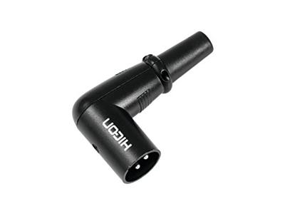 Hicon HI-X3RM-M XLR-connector Stekker, haaks Aantal polen: 3 Zwart 1 stuk(s) Hicon HI-X3RM-M XLR-connector Stekker, haaks Aantal polen: 3 Zwart 1 stuk(s)