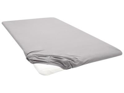 Biberna Jersey hoeslaken (Grijs, 140-160 x 200 cm)