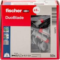 Gipsplaatplug Duoblade zelfb.44x50mm - thumbnail
