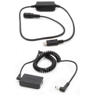 Dummy accu USB-C adapterset DR-E17 voor o.a. Canon EOS M3, EOS M5, EOS M6