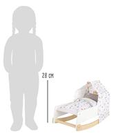 Small Foot houten schommel poppenbed little button - thumbnail