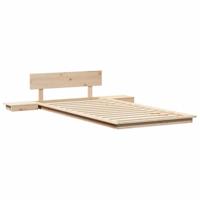 Bedframe Bruin 100 x 200 cm Hout - thumbnail