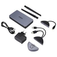 SpeaKa Professional SP-TR-500 Draadloos Full HD presentatiesysteem 30 m 5 GHz, 2.4 GHz 1920 x 1080 Pixel Veilige draadloze overdracht - thumbnail