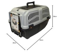 AIME Skudo transportmand 55x36x35cm - Voor honden en katten - thumbnail