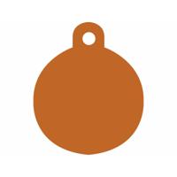 Naamplaatje Imarc Circle Oranje - thumbnail