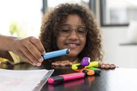 Markeerstift maped set à 6 standaard kleuren - thumbnail