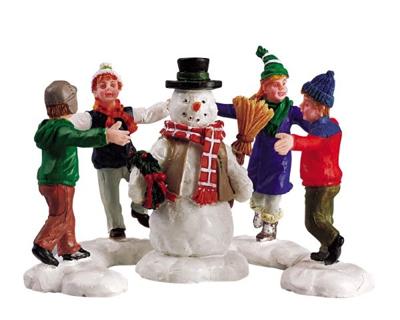 Kerstfiguur Ring around the snowman LEMAX - Lemax