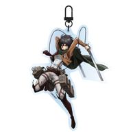 Attack on Titan Acrylic Keychain Mikasa Ackermann - thumbnail