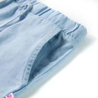 Kindershorts 104 zachtdenimblauw - thumbnail