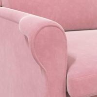 Fauteuil Roze 76 x 94 x 102 cm Fluweel - thumbnail