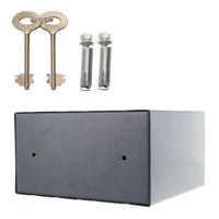 Meubelkluis - Privekluis LE 17 met sleutelslot - Antraciet - thumbnail