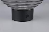 Trio Oplaadbare tafellamp zwartEarl smoke glas - R57771154 - thumbnail