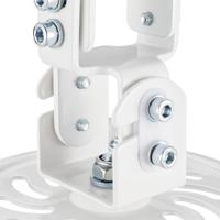 LogiLink BP0057 Beamer-plafondbeugel Plafondhouder, In hoogte verstelbaar, Kantelbaar en zwenkbaar Afstand vloer-plafond (max.): 150 mm Wit - thumbnail
