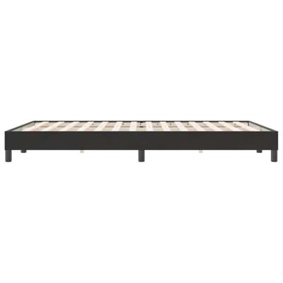 Bedframe zonder matras 160x220 cm fluweel zwart