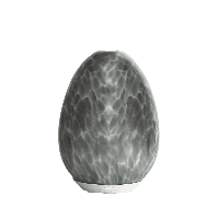 Aroma Diffuser en Luchtbevochtiger - Glazen Ei Marmer - thumbnail