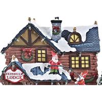 Miniatuurhuis DKD Home Decor Multicolour Muzikaal 25,5 x 21 x 25 cm Bewegings LED Licht - thumbnail