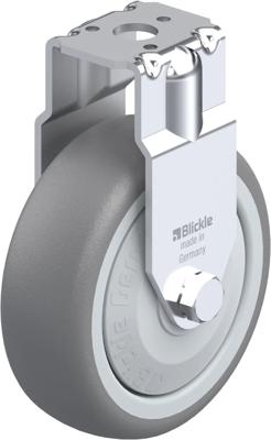 Blickle BRA-TPA 75KF Bokwiel Wieldiameter: 75 mm Draagvermogen (max.): 75 kg 1 stuk(s)