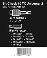 Wera 8667-9/Z TORX® 05057115001 Bitset 10-delig Binnen-Torx - thumbnail