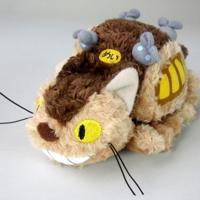 Studio Ghibli Plush Figure Little Fluffy Cat Bus 20 cm - thumbnail