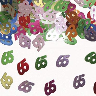 Confetti glitter 65 jaar Confetti glitter 65 jaar