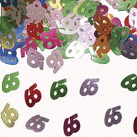 Confetti glitter 65 jaar - thumbnail