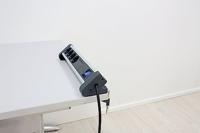 AS Schwabe 18361 Stekkerdoos met schakelaar Zwart, Zilver Randaarde stekker 1 stuk(s) - thumbnail