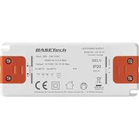Basetech LD-12-12 LED-transformator Constante spanning 12 W 1 A Geschikt voor meubels, Overspanning, Montage op ontvlambare oppervlakken 1 stuk(s) - thumbnail
