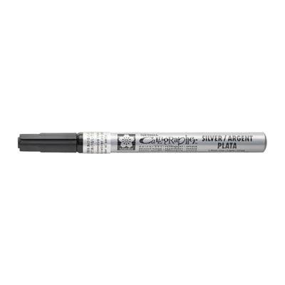 Sakura pen-touch permanentmarker kalligrafie 1.8 mm zilver