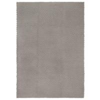 VidaXL Vloerkleed rechthoekig 160x230 cm katoen grijs - thumbnail