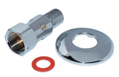 Kirchhoff CH-connector, 1/2"ET x 3/4"IT, met rozet, uitschakelbaar - 986262855