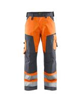 Blåkläder Werkbroek High-Vis zonder spijkerzakken 15661811 | High Vis Oranje/Medium Grijs | Maat 56 - 7330509746899 - thumbnail