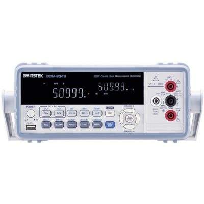 GW Instek GDM-8342USB Bench multimeter Digitaal CAT II 600 V Weergave (counts): 50000 GW Instek GDM-8342USB Bench multimeter Digitaal CAT II 600 V Weergave (counts): 50000