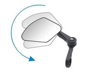 Krampe Klapbare spiegel kf cross met plug zwart - thumbnail