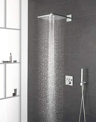 GROHE Grohterm SmartControl Regendoucheset Inbouw - inbouwboxen - hoofddouche vierkant - staafhanddouche - chroom 34706000 GROHE Grohterm SmartControl Regendoucheset Inbouw - inbouwboxen - hoofddouche vierkant - staafhanddouche - chroom 34706000